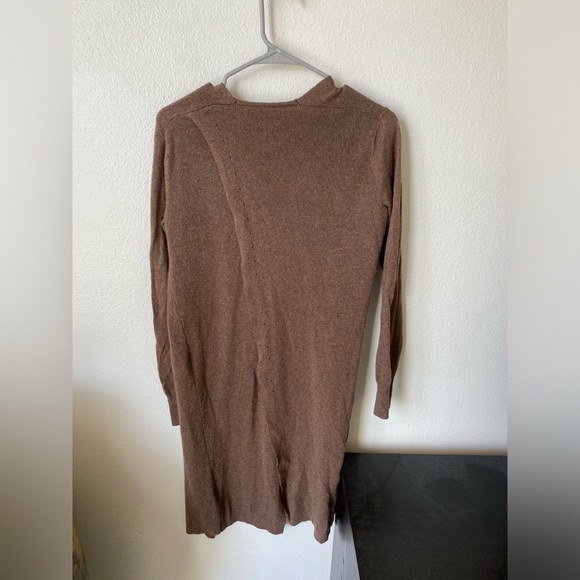Athleta Women’s Camino Split Back Cashmere Cardigan in Brown Size XS Athleisure - Picture 4 of 4